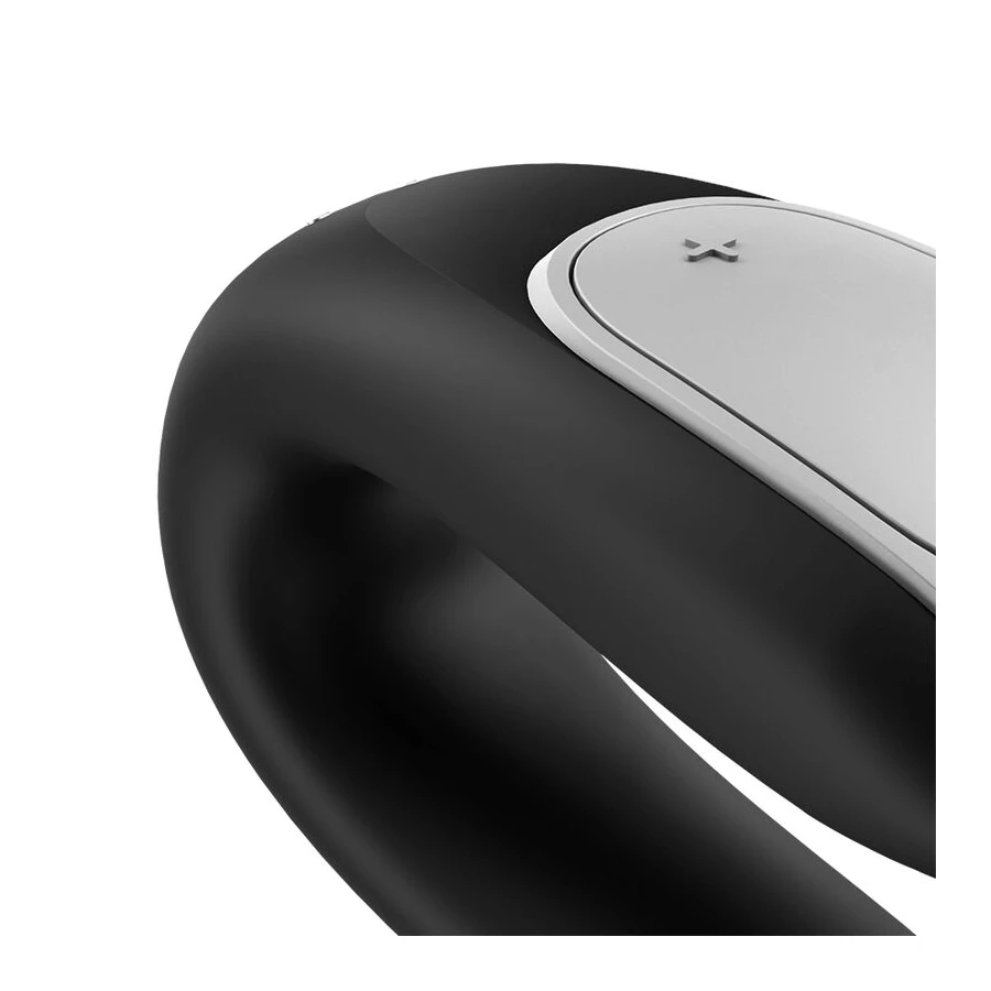 SATISFYER - VIBRATORE DOUBLE FUN PARTNER NERO